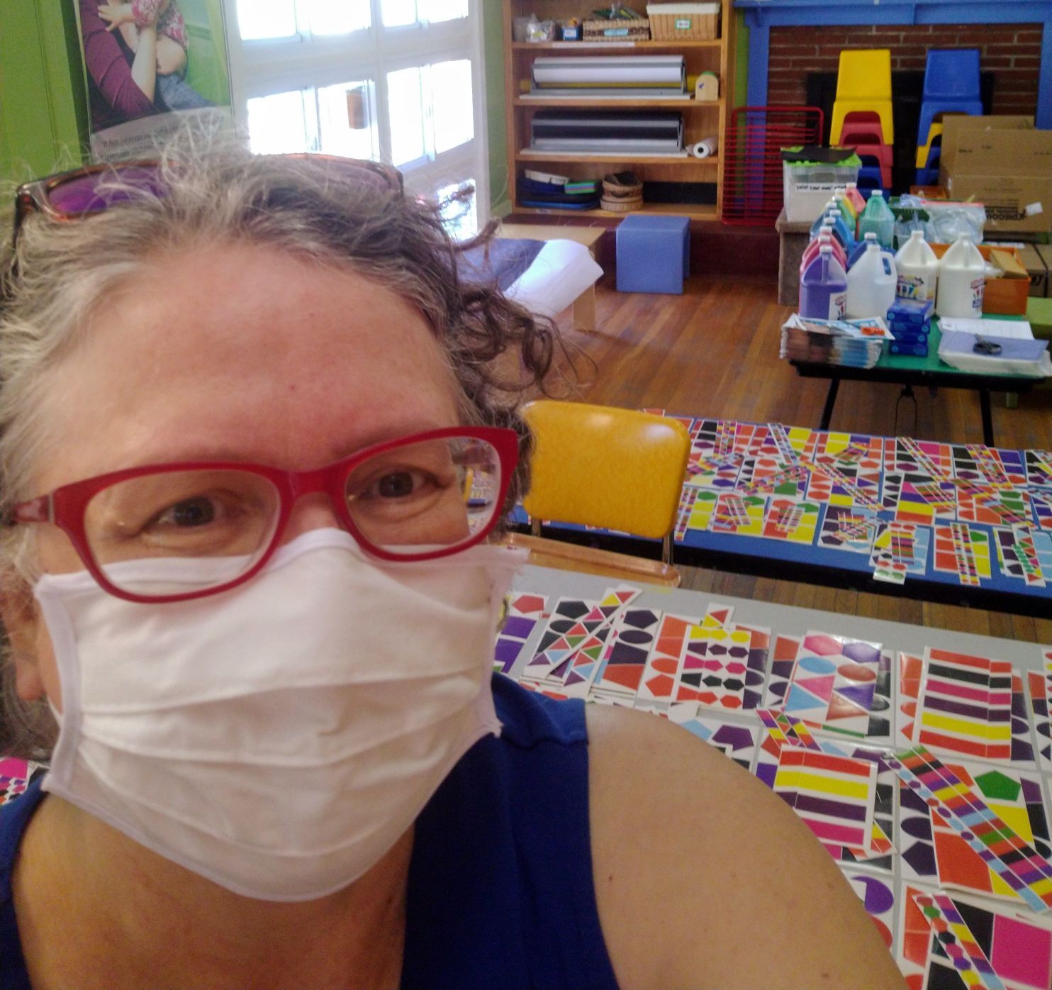 Kathy packing art supplies.jpg